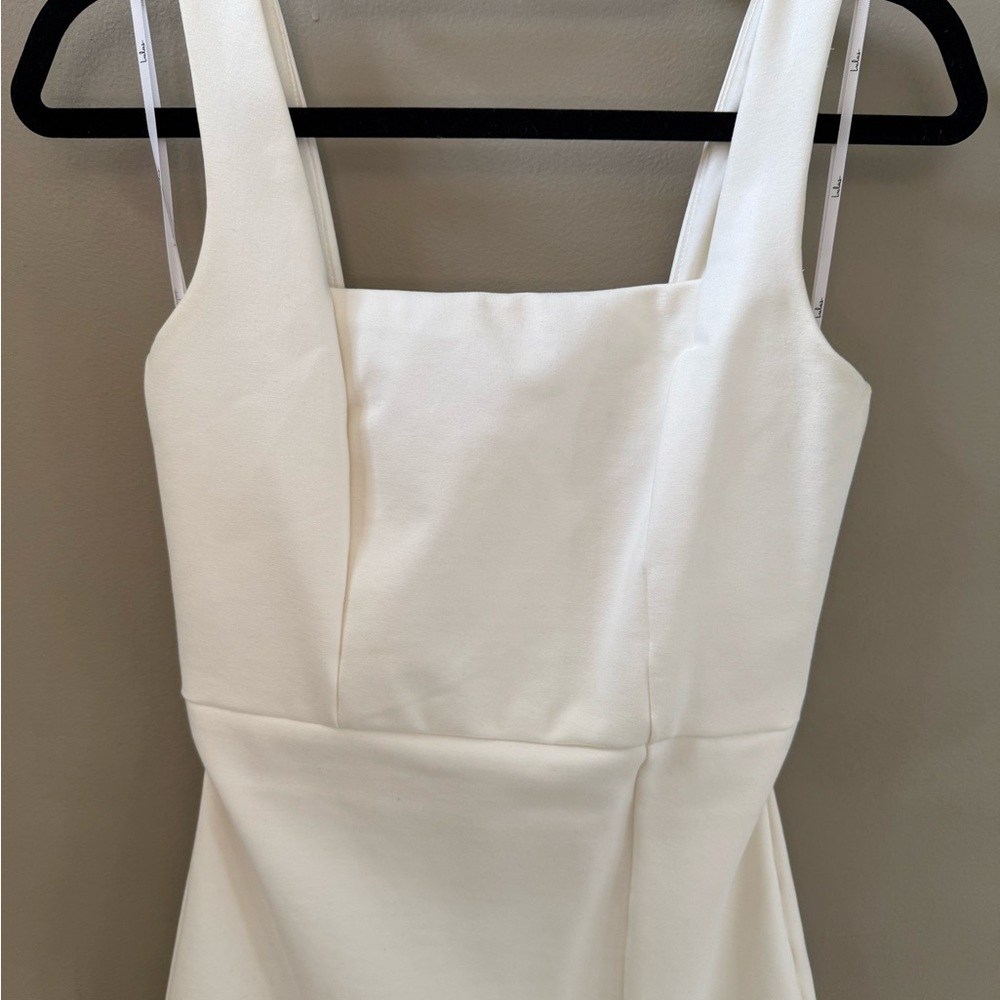 Lulu's Ivory/White Midi Dress